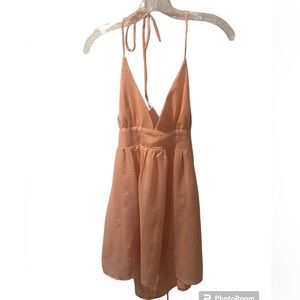 Forever 21 Open Back Halter Summer mini dress